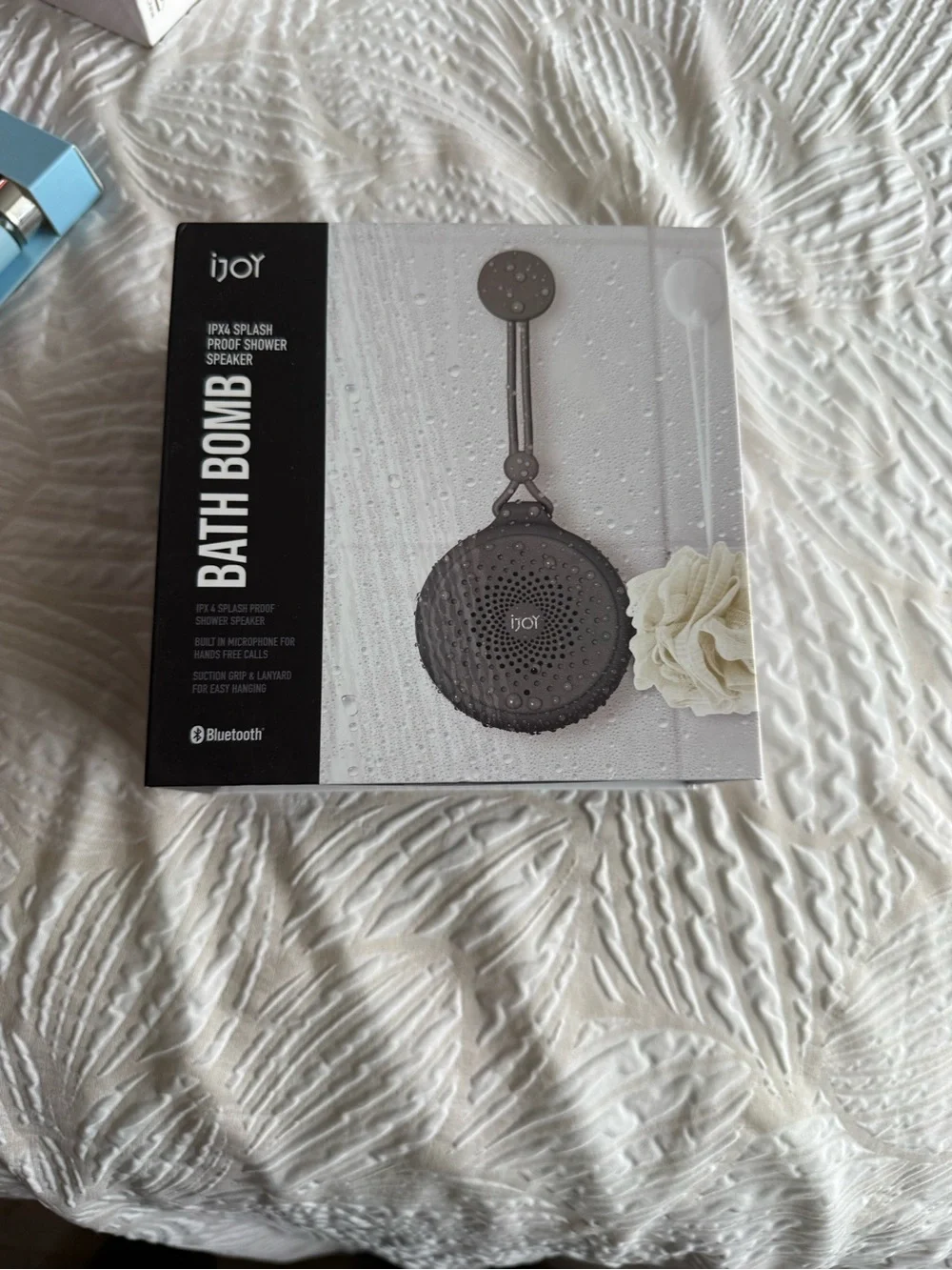 Bath Bomb Waterproof Bluetooth Shower Speaker - Gray